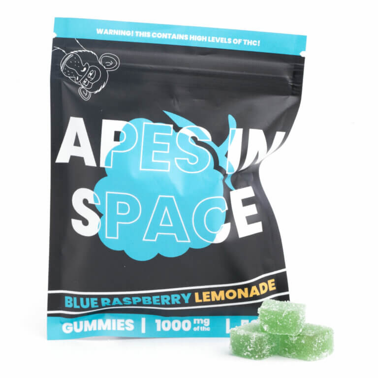 APES IN SPACE THC GUMMIES 1000MG - Edibles