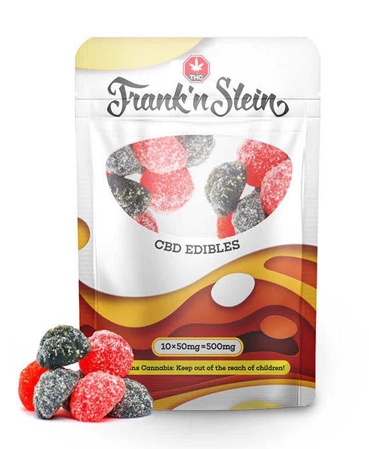 FRANK 'N’ STEIN CBD GUMMIES – 500MG - CBD, Edibles, CBD, CBD Products