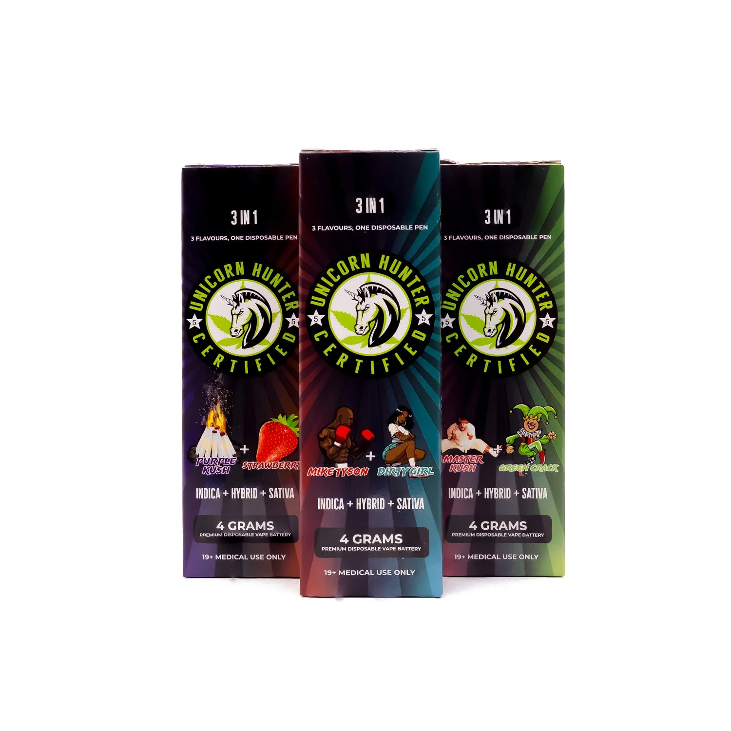 Unicorn Hunter – Dual Chamber Disposable Vape (4g) - Vapes